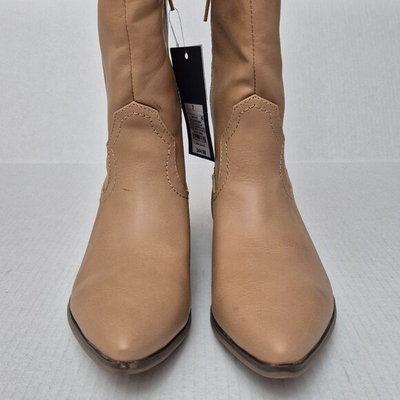 Women's Universal Threads Western Sommer Boot Light Brown Size 7 - NWoB - Picture 1 of 15